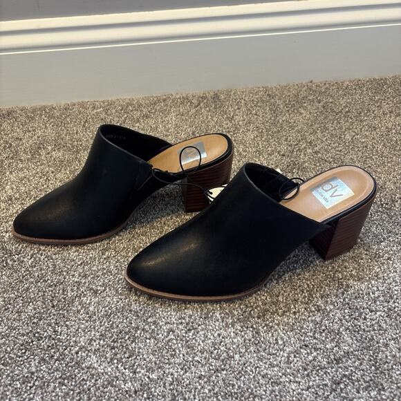 NEW!! Dolce Vita Women's Nero TYFF Heel Mule Shoe Ladies size 8 - Picture 2 of 9